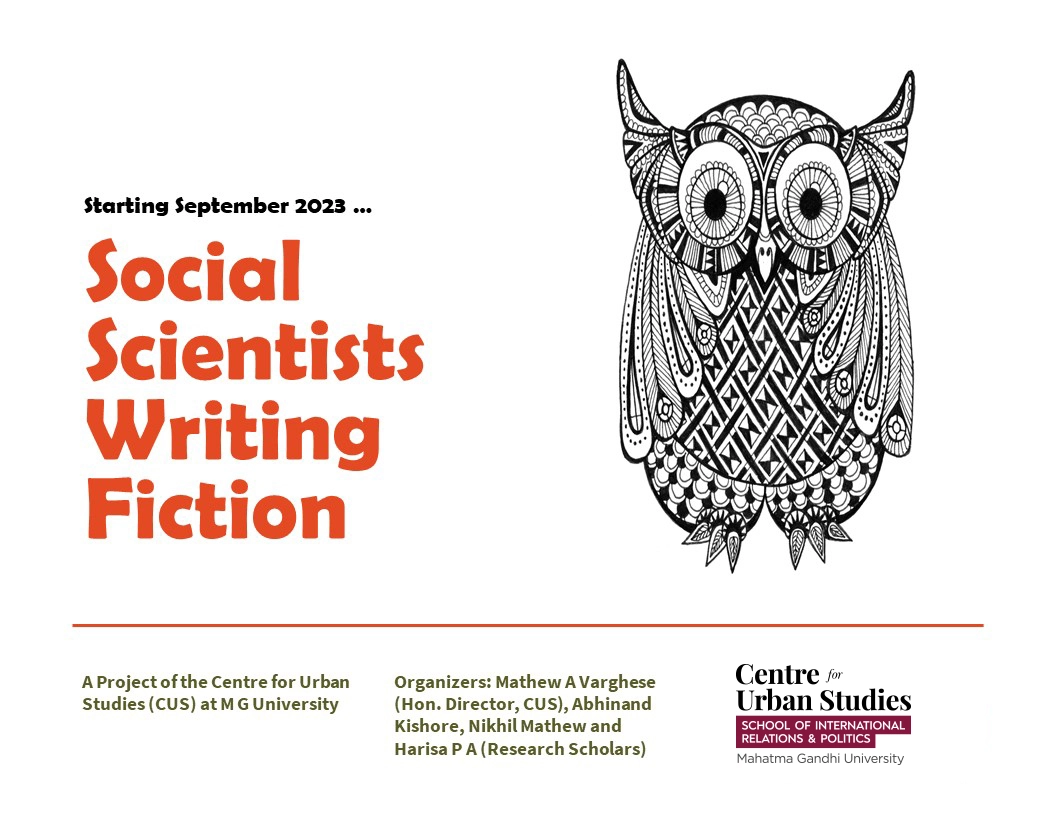 Centre for Urban Studies is working on a new Project - Social Scientists Writing fiction